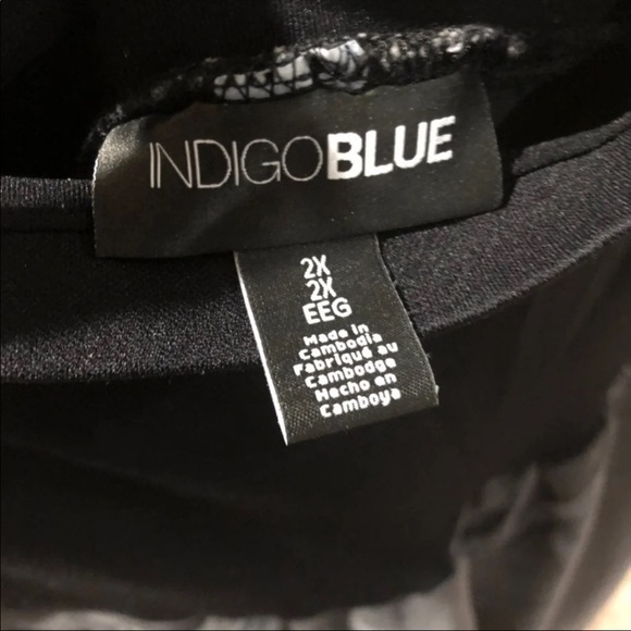 Indigo Blue Maternity Ankle Jeans 2x - Picture 5 of 8